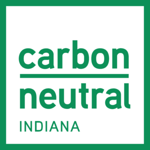 Carbon Neutral Indiana logo.